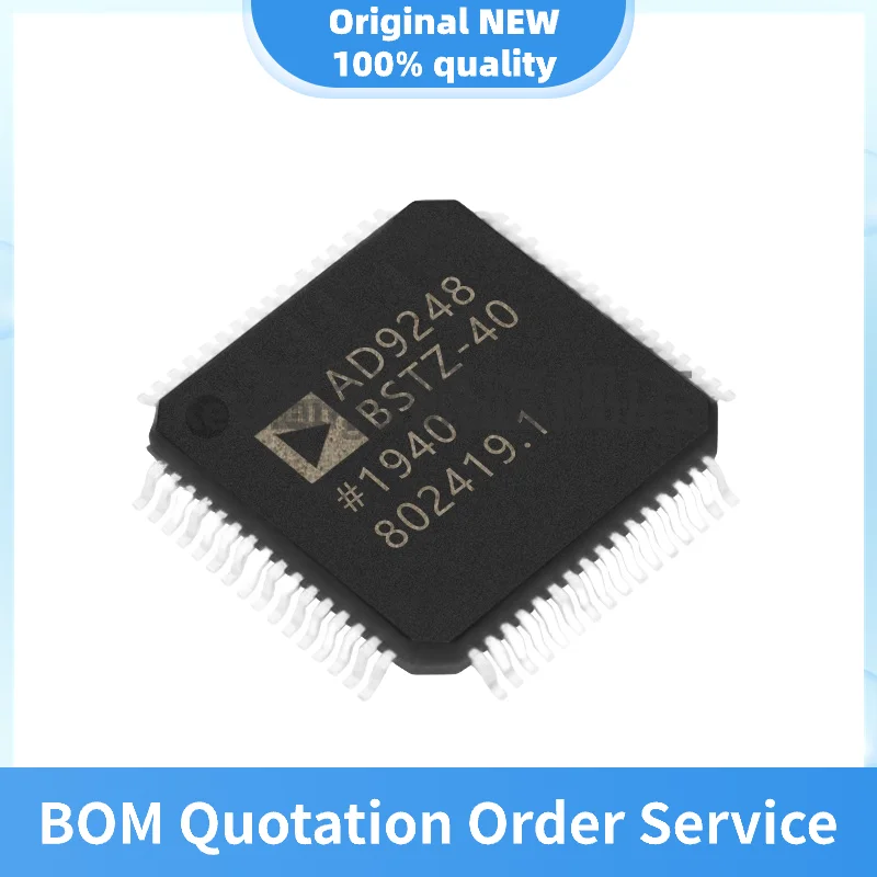 Original AD9248BSTZ-40 package 64-LQFP analog-to-digital converter ADC