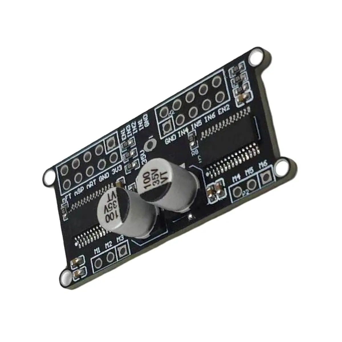 Carte de commande de moteur CC sans balais, contrôle FOC, algorithme de contrôle SVPWM, carte de commande de moteur CC sans balais à double sortie