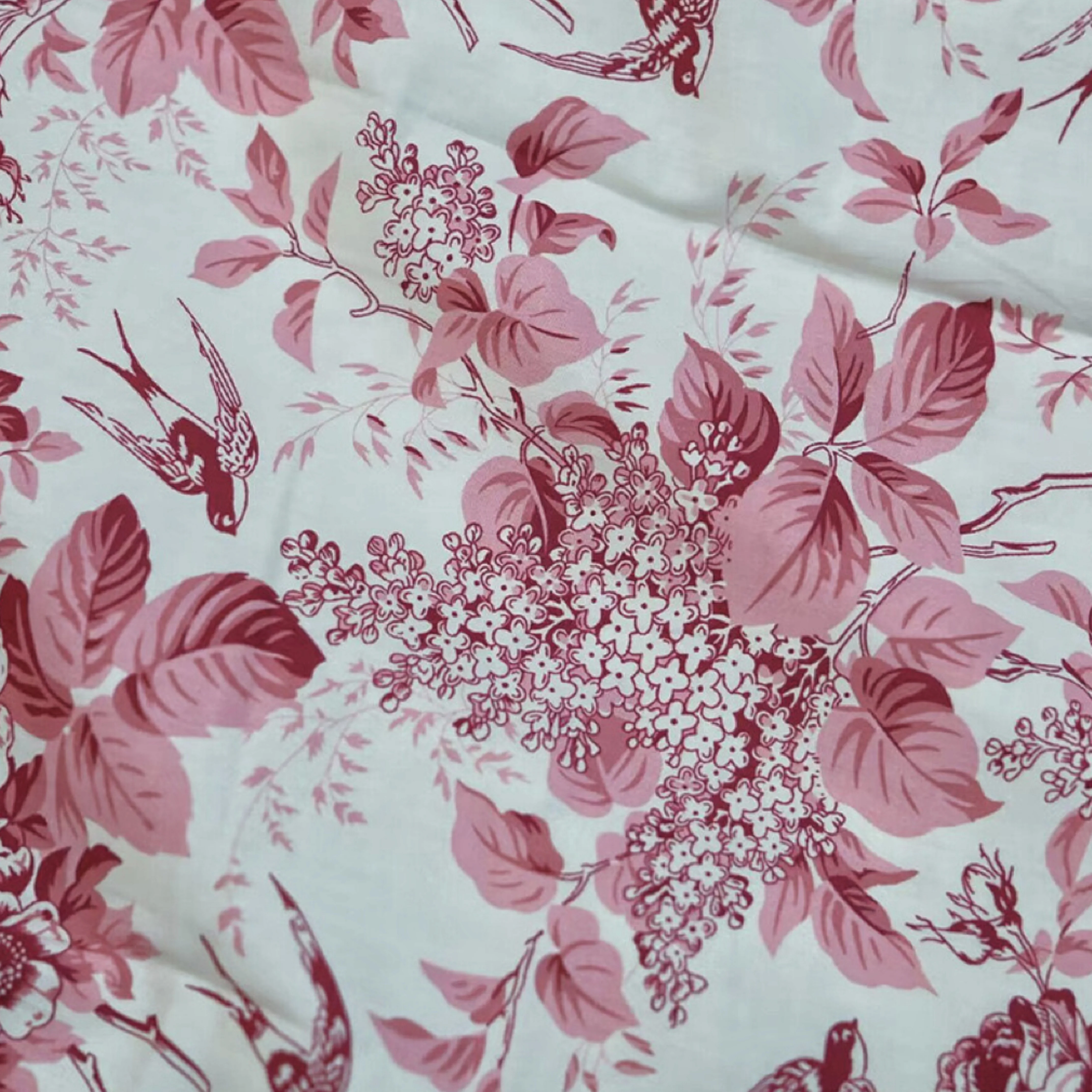 50x145cm Blaue und weiße Porzellantuschemalerei 100 % Baumwollstoff Digitaldruck zum Nähen Stoff Kleid Rock Kinder Designe – Detail 5