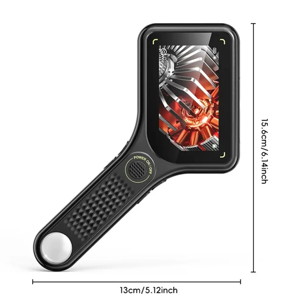 Microscopio digitale portatile 500X Ricaricabile Schermo IPS da 3 pollici Mini microscopio ottico per bambini Fotocamera con 8 luci a LED