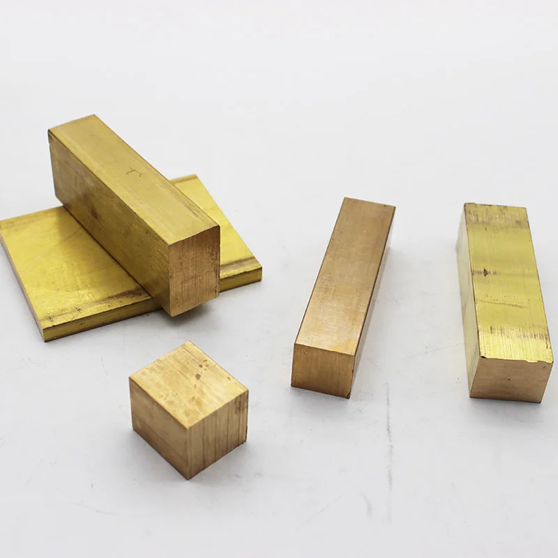 Latão Barras Quadradas Hastes Bloco 10 mm 20 mm 25 mm 30 mm 35 mm 40 mm 45 mm 50 mm 55 mm 60 mm 65 mm 70 Milímetros 75 Milímetros 80 Milímetros
