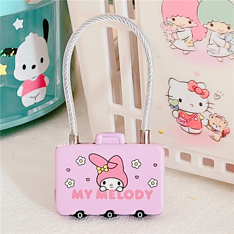 Hello Kitty Kulomi Luggage Combination Lock - For Locking Dorm Lockers, Backpacks, and Travel Bags - view 4