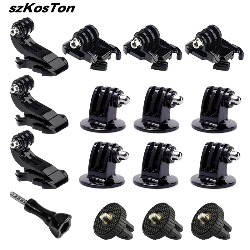 Viti Base adattatore per GoPro Hero 13 12 11 10 9 8 SJCAM AKASO DJI Action 3 4 YI Insta360 X4 X3 GO 3 Action Camera accessori