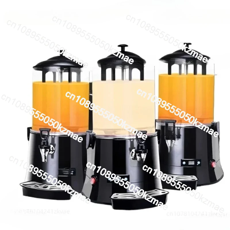 Máquina comercial de chocolate caliente de 10 litri | Dispensador de bebidas calientes de 110 V/220 V (té con leche, leche de soja, café, vino compatible)