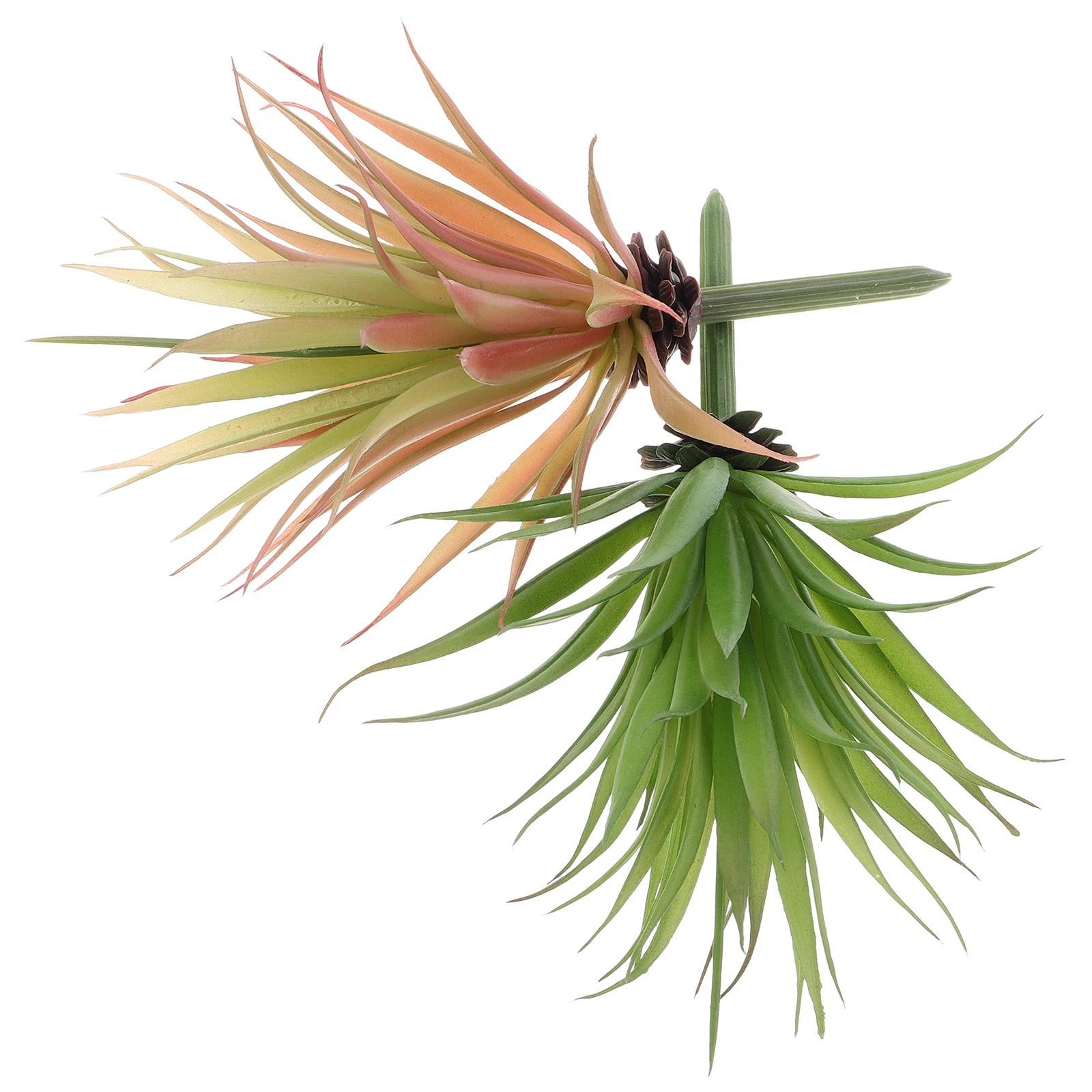 

2pcs Artificial Plants Plastic Faux Succulents Plant Decorations Plastic Faux Succulents Fake Plants Small Vivid