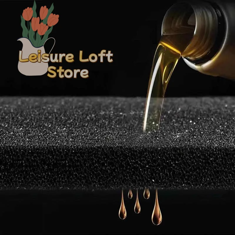 

2PCS Oil Drain Splash Pad Lightweight Reusable Mat for Preventing Transmission Fluid Spills During Car Service