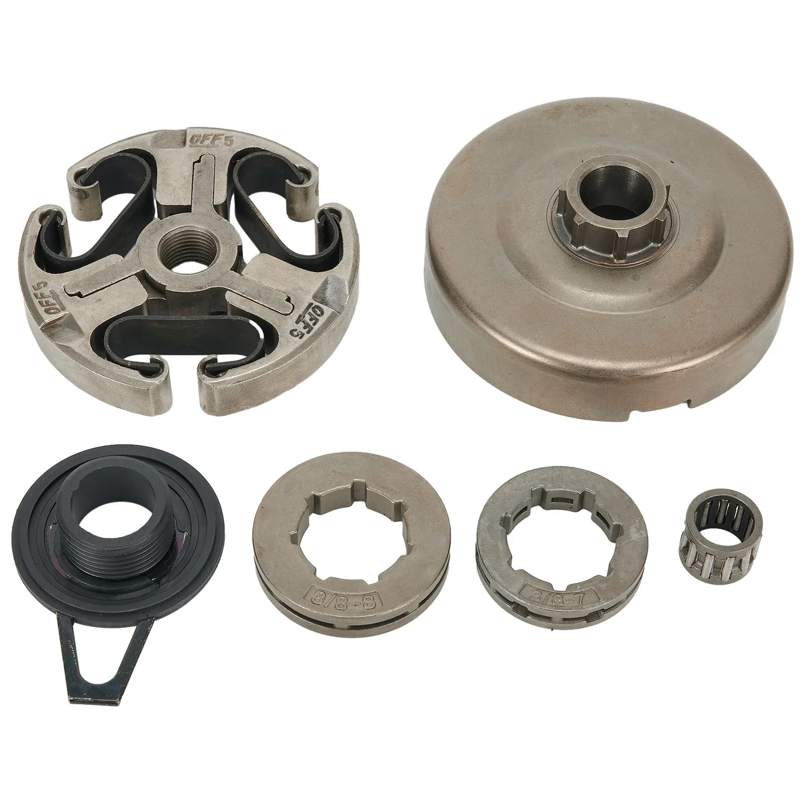 Clutch Drum Assembly Kit For Husqvarna 372 372XP 371 365 362 Chainsaw Lawn Mower Clutch Sprocket Rim Needle Bearing Worm Gear