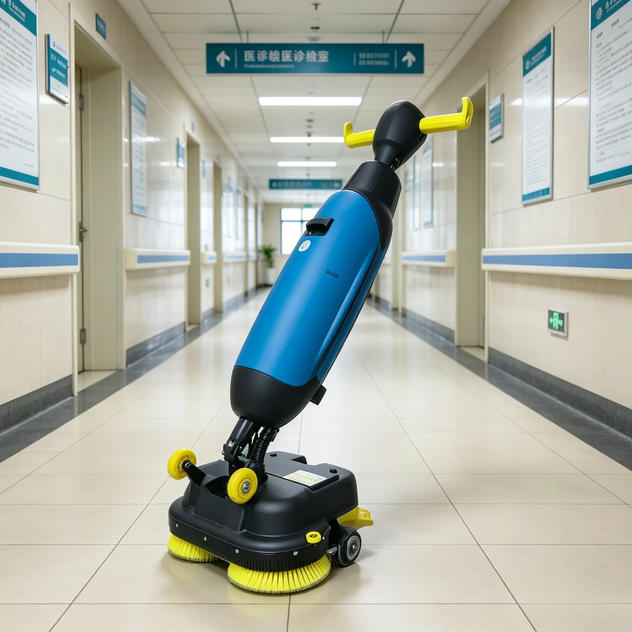 Customized Handheld Portable Steel Floor Scrubber Dryer Blade Instant Cleaning Industrial Grade Walk Behind Floor Scrubber