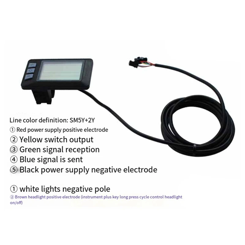 Ebike P3H LCD Display Controller 24V 36V 48V 250W 350W Electric Bike Meter For Electric Scooter Parts