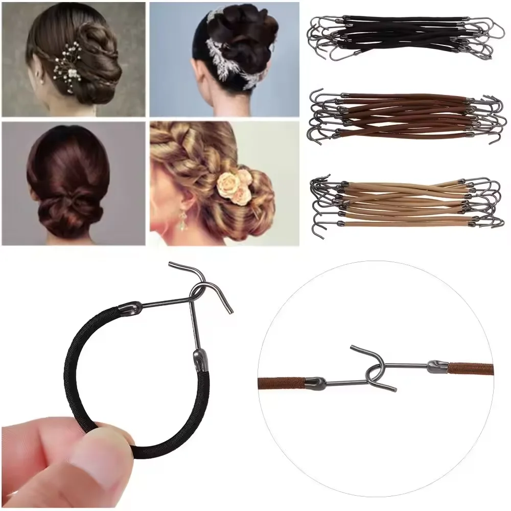 

Black Double Hook Wig Band Elastic Wig Strap Secure Wig Grip Band for Lace Front Wig Making Hair Extension Tools Accessories