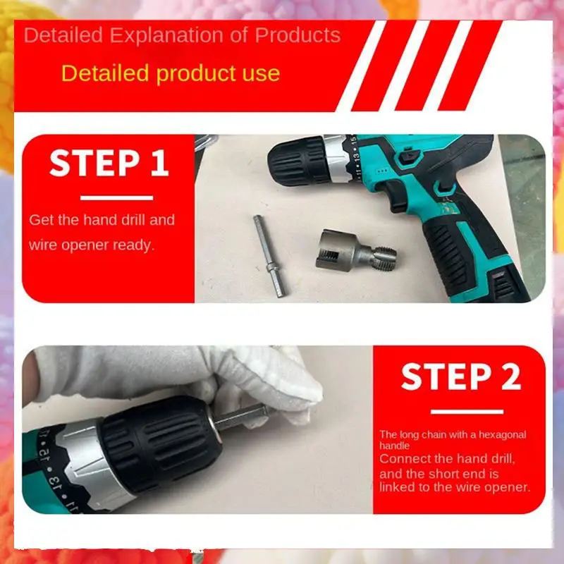

DN15 DN20 Pipe Threading Tool 4/6 Points Pvc Pipe Threader Kit Pipe Threading Tool-A83Z