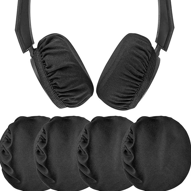 

Reusable Hygienic Universal Soft Washable Headphones Elastic Protective Dust Proof Earpad Covers Durable Breathable