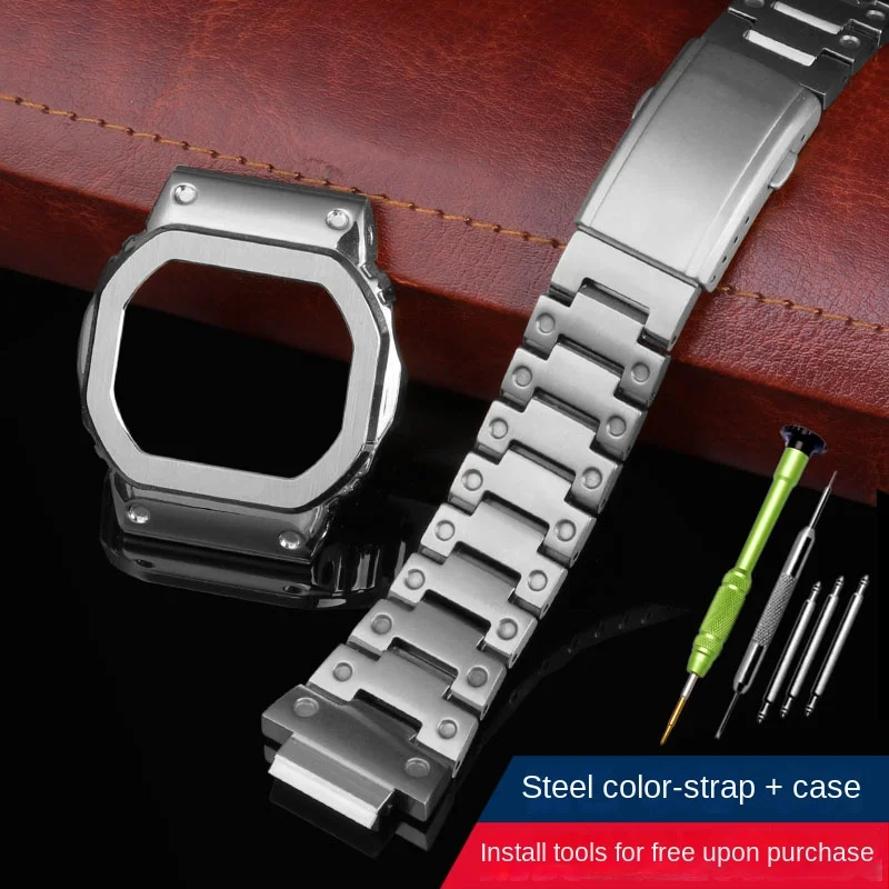 カシオ用メタルケース,ステンレススチール,d5600/G-SHOCK/GW-M5610