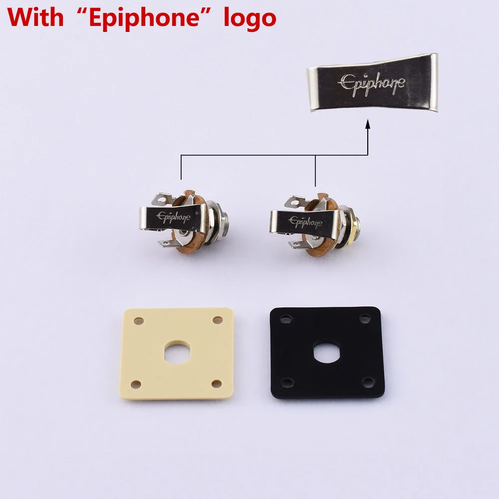 Original Genuine Output Jack And  Plastic Plate For Epi-phone Electric Guitar