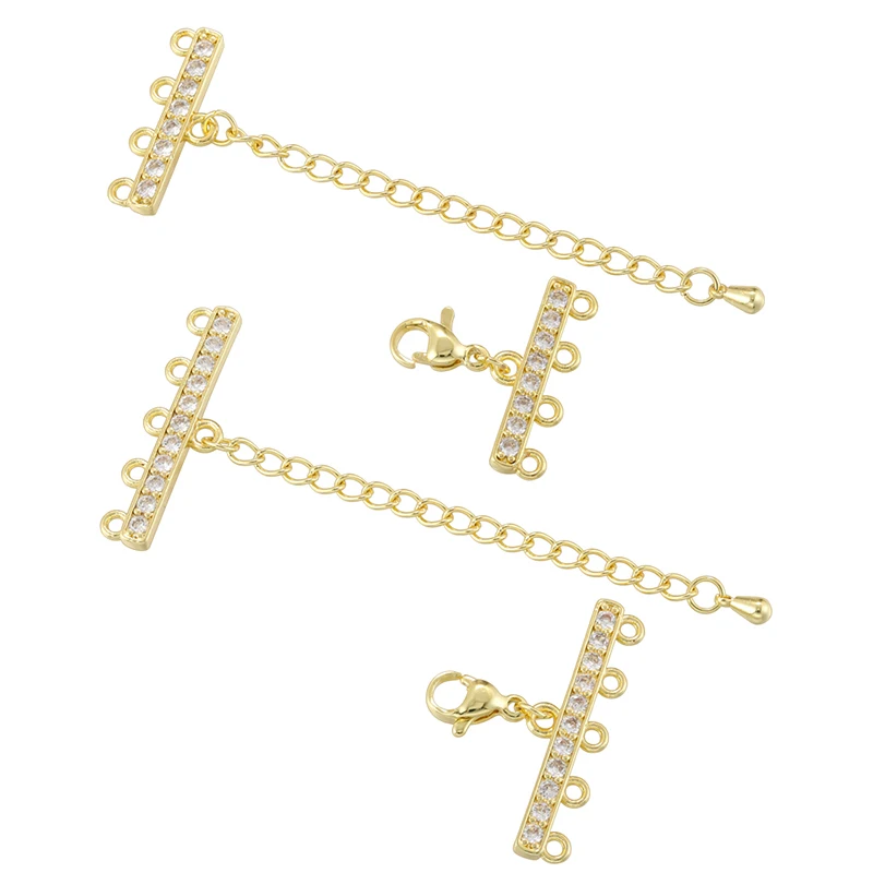 

ZHUKOU 18K Gold Plated Brass Metal Lobster Clasps Hooks Connector Clasps For Jewelry DIY Fashion Making Accessories:VK334 VK335