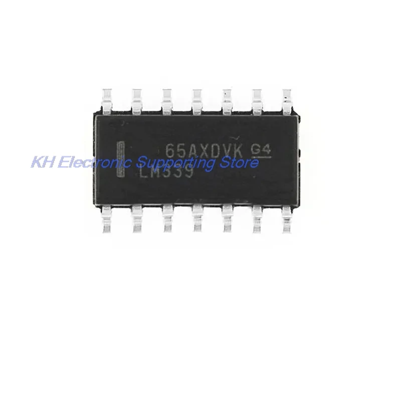 10Pcs New LM339DR LM339N LM339 DIP-14 SOP-14  Quad Voltage Comparator Operational Amplifier IC Chip In Stock