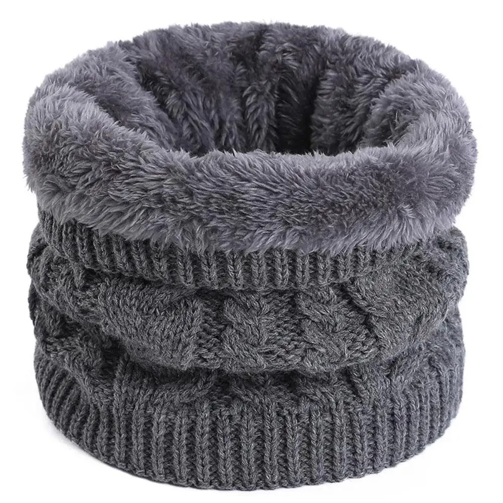 

Knitted Neck Warmer Sports Scarf Soft Women Men Face Cover Winter Skating Running Hiking Scarves Thick Cold-proof Collar