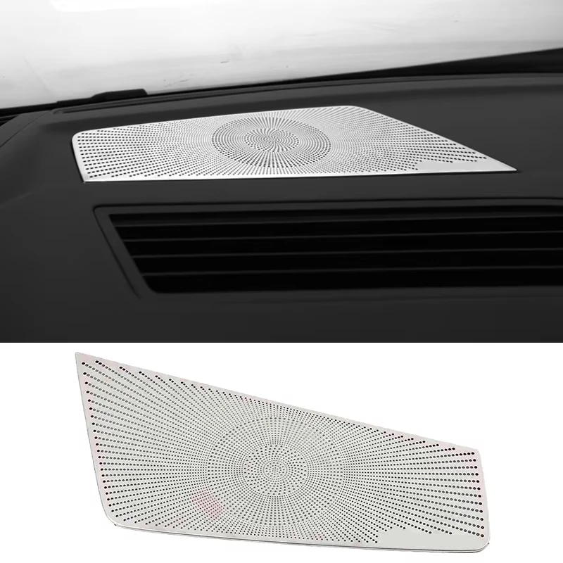 For VW Volkswagen Touareg CR7 2017 - 2024 Car Door Loudspeaker Sound Chrome Pad Speaker Cover Trim Frame Sticker Interior