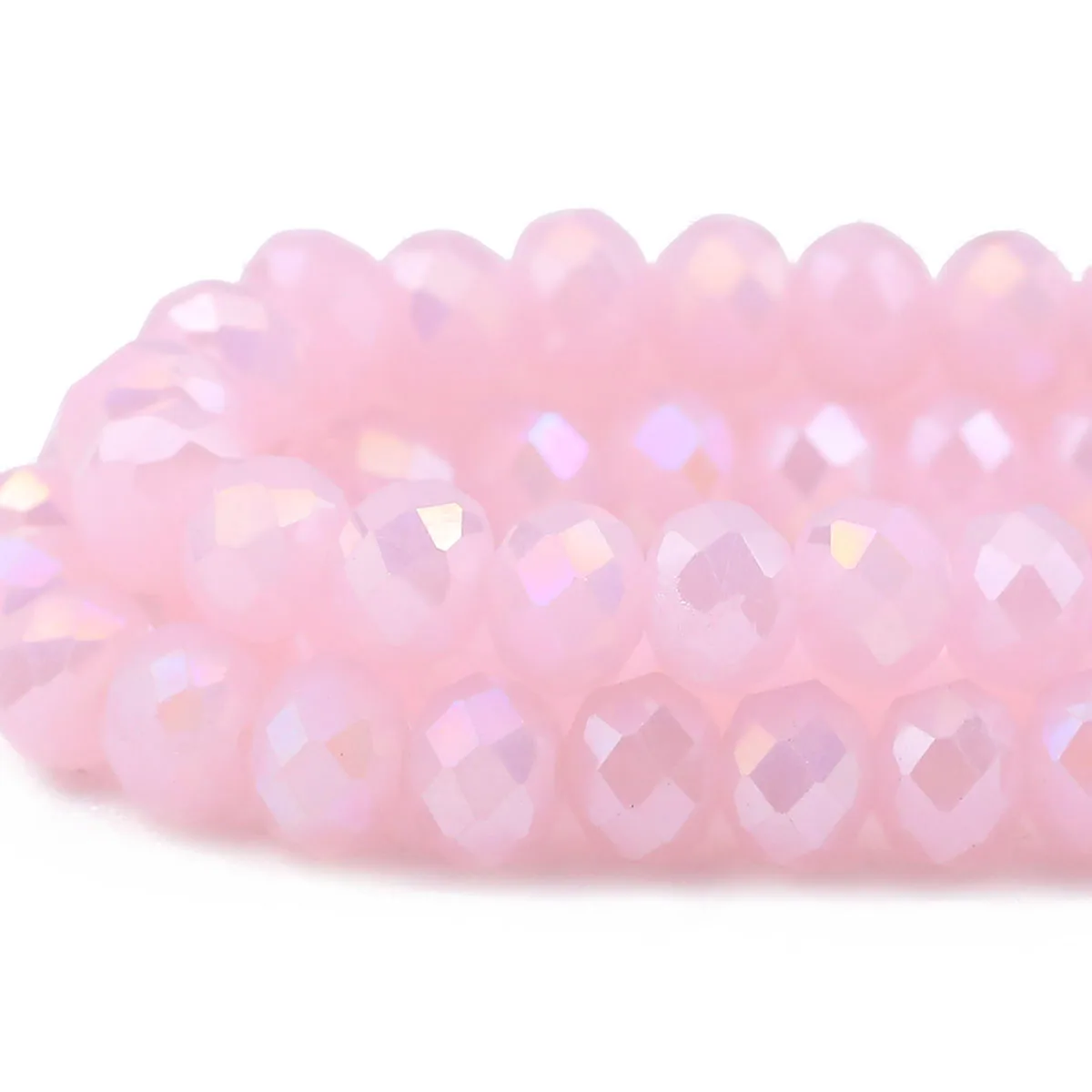 3/4/6/8mm 62-156 stücke Hohe Qualität Rosa Österreichischen Kristall Glas Perlen Lose Spacer Perlen für Schmuck Machen DIY Armbänder Halsketten