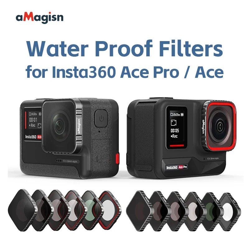 

For Insta360 Ace Pro Waterproof Filter Uv /cpl/ Nd Filter Action Camera For Insta360 Ace/Ace Pro Filter