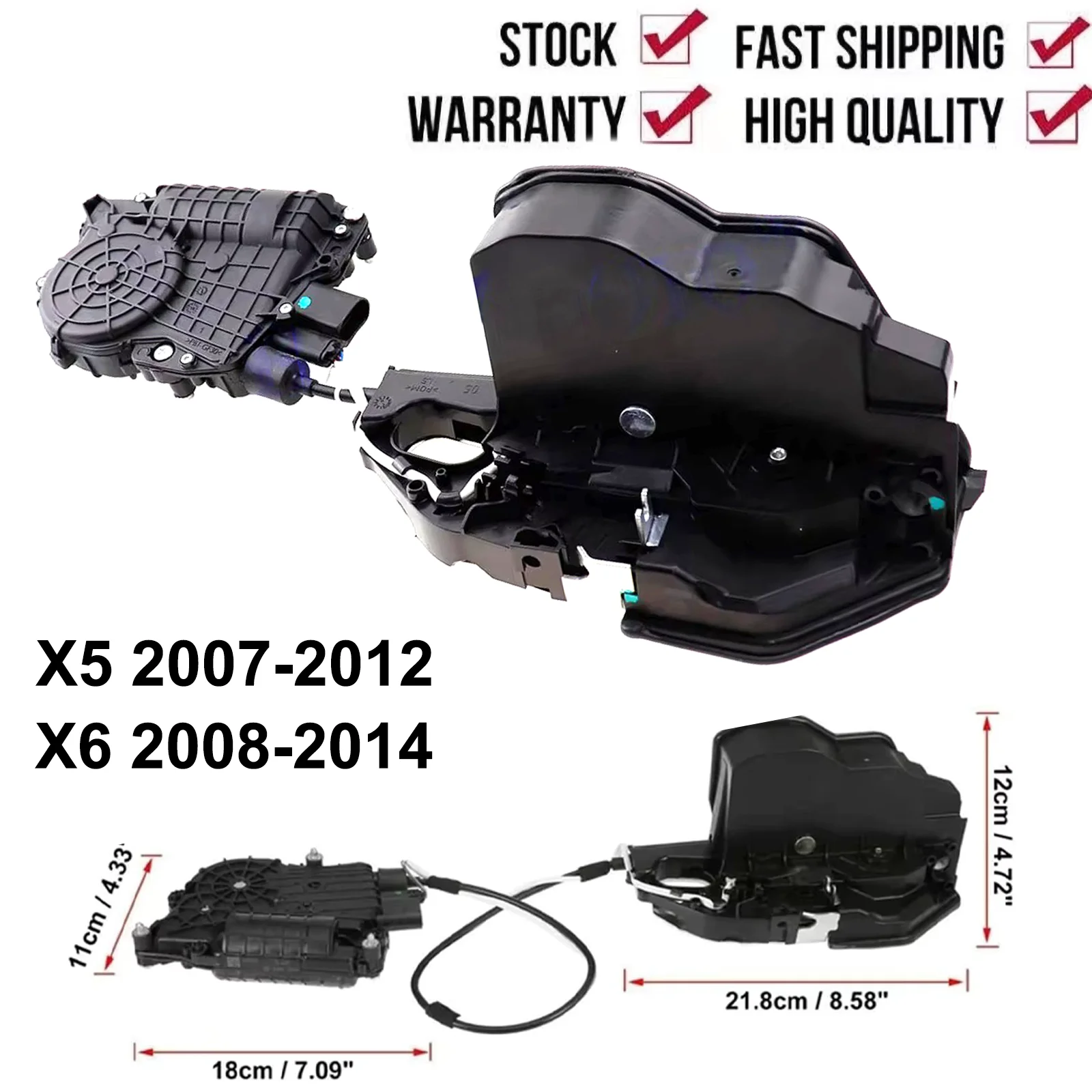 

Power Door Lock Latch Actuator Front Rear Right Left For F07 535i GT 550i 550i xDrive For BMW 5 7 Series F11 F10 F01 F02 F03