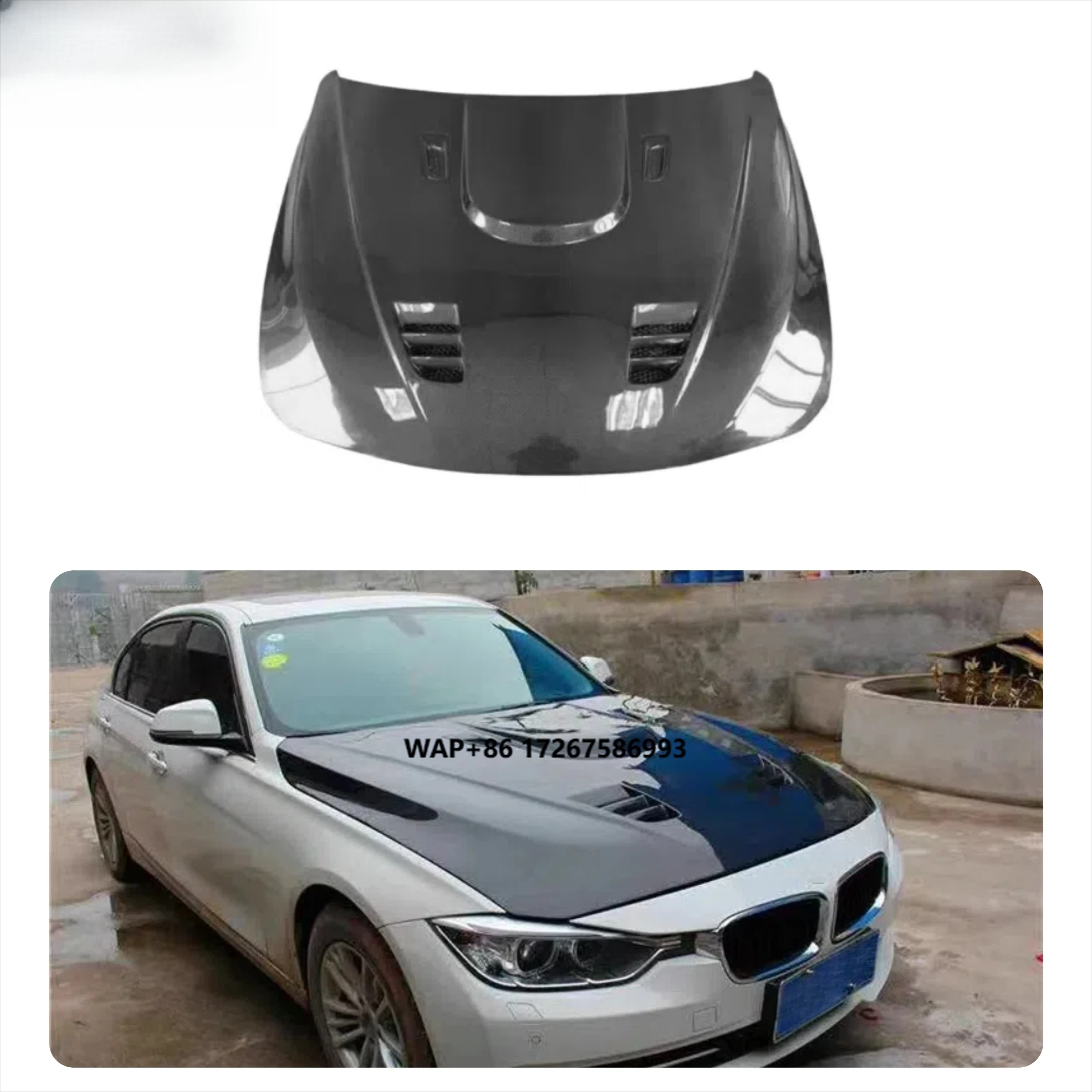

High Quality Engine Cover for 3 Series F30 F35 Upgrade Body Kits Retrofit Brand New Engine Cover Perfect Fit Auto Parts