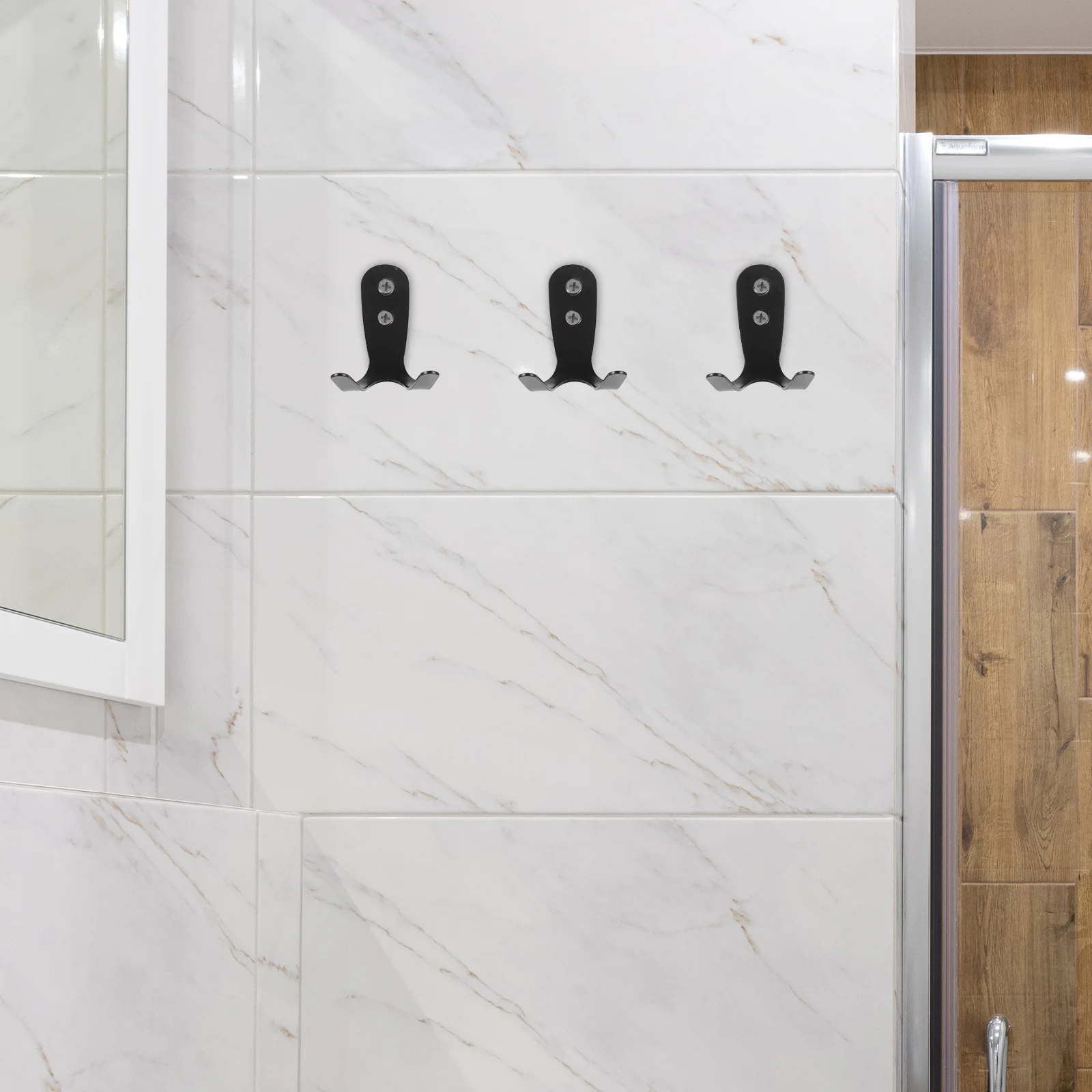 

4pcs Clothes Hanger Metal Wall Hook For Towels Hats Tools Outdoor Storage Swimming Pool Wall Hanger Bathroom Hook Pool