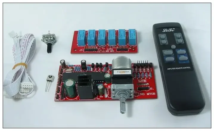 

MV04 Quadruple ALPS Motorized Remote Control+Input Potentiometer 9-12V AC Remote Control Board LITE MV04 four-channel