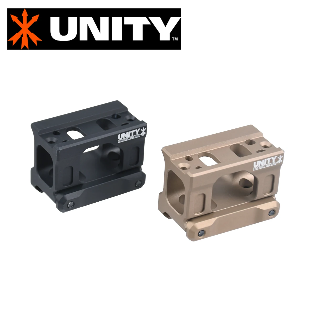 

UNITY Tactical Fast Mic Mount For Aim T01 T02 M5s M5b R5 Duty RDS Red Dot Sight Scope Universal 20mm Rail Heightening Bracket