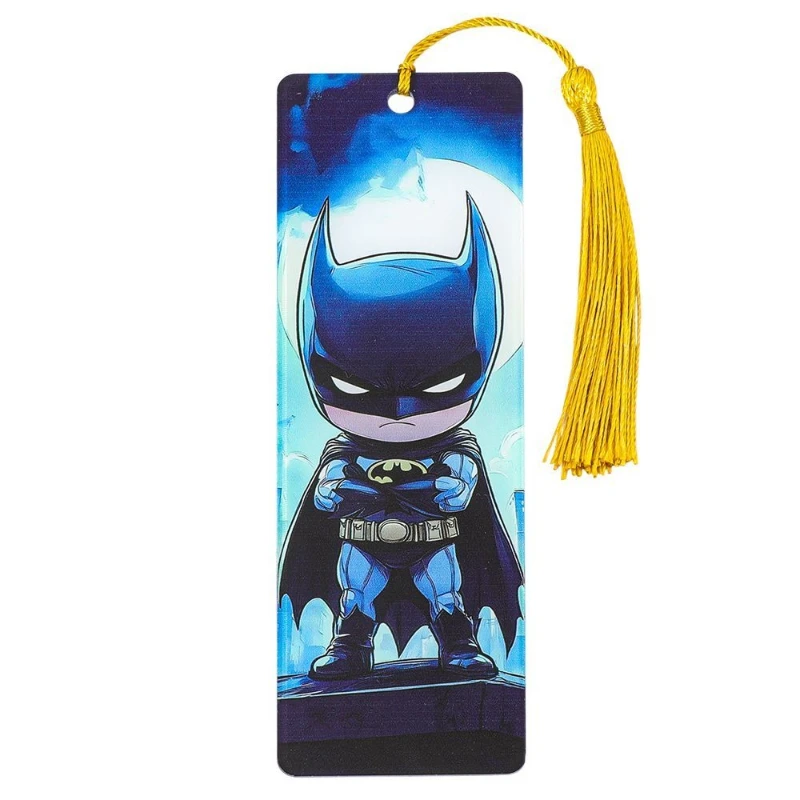 New Beast Kingdom Batman The Flash Anime Merchandise Creative Personalized Bookmark High-Quality Tassel Clip Gift for Students