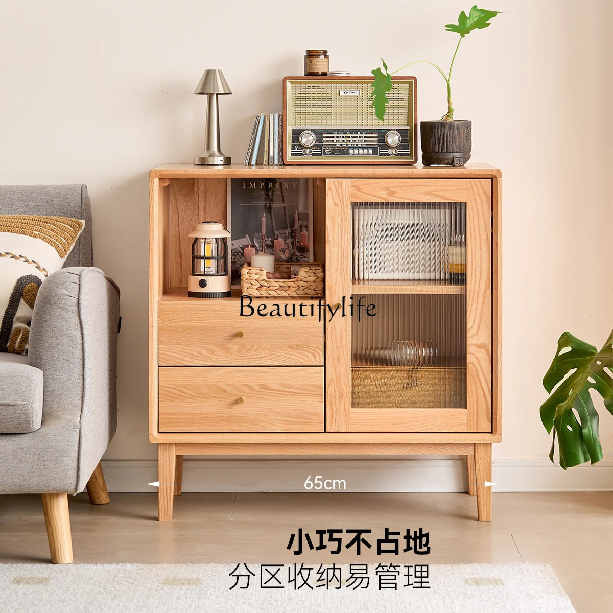 

ls 42 Обеденный боковой шкаф из цельного дерева, многофункциональный чайный шкаф для гостиной, кухонный шкаф для хранения вина