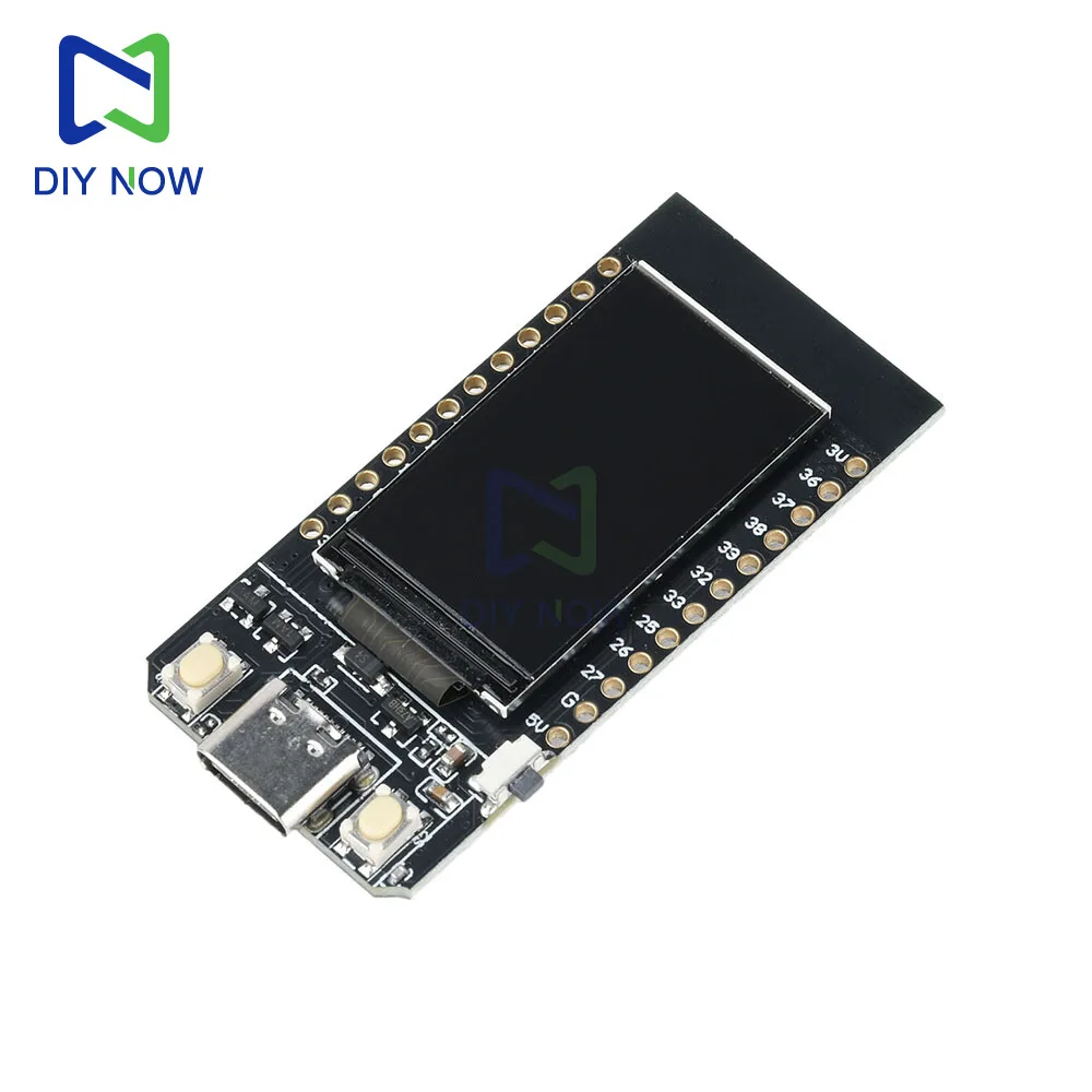 ESP T-Display ESP32 Entwicklungsboard WiFi Bluetooth 1,14 Zoll IPS LCD Wireless Controller Modul CP2104 4 MB für Arduino Typ-C