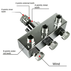 Air hose connector, 1/4