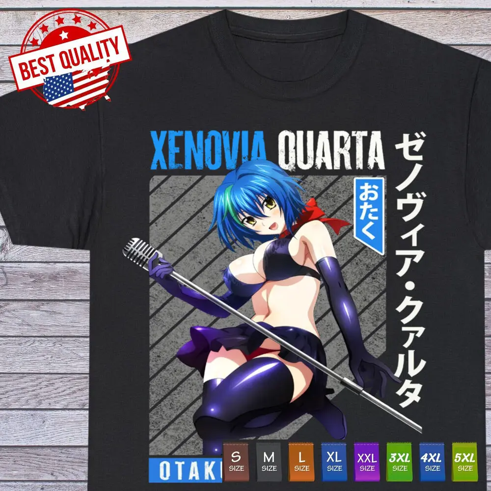 

Xenovia Quarta High School DxD T-shirt Aesthetic Sexy Waifu Anime Girl All Size