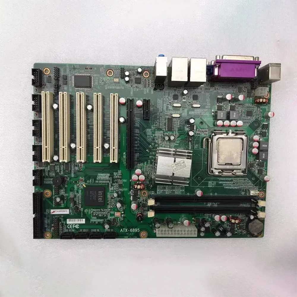 Original 5 PCI dual port industrial control computer G41 motherboard ATX-6895