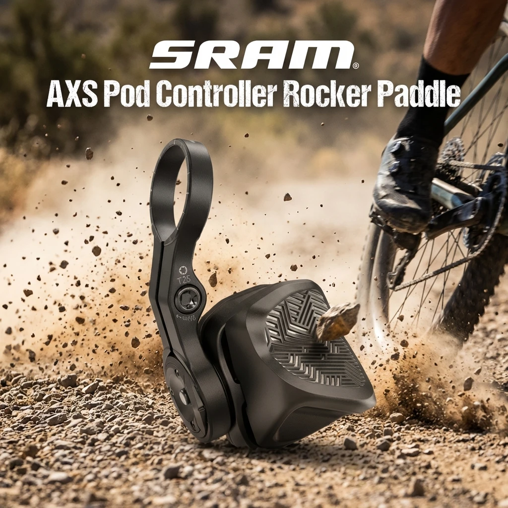 

Контроллер SRAM AXS Pod: Рычаг-педаль с функциями AXS - задний переключатель, AXS - подседельный штырь (левый и правый)