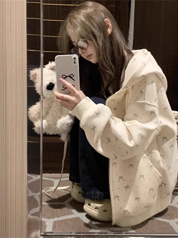 

Толстовка с капюшоном, женская повседневная флисовая льняная кофта на осень-зиму, новая свободная кофта в американском стиле, модная студенческая верхняя одежда