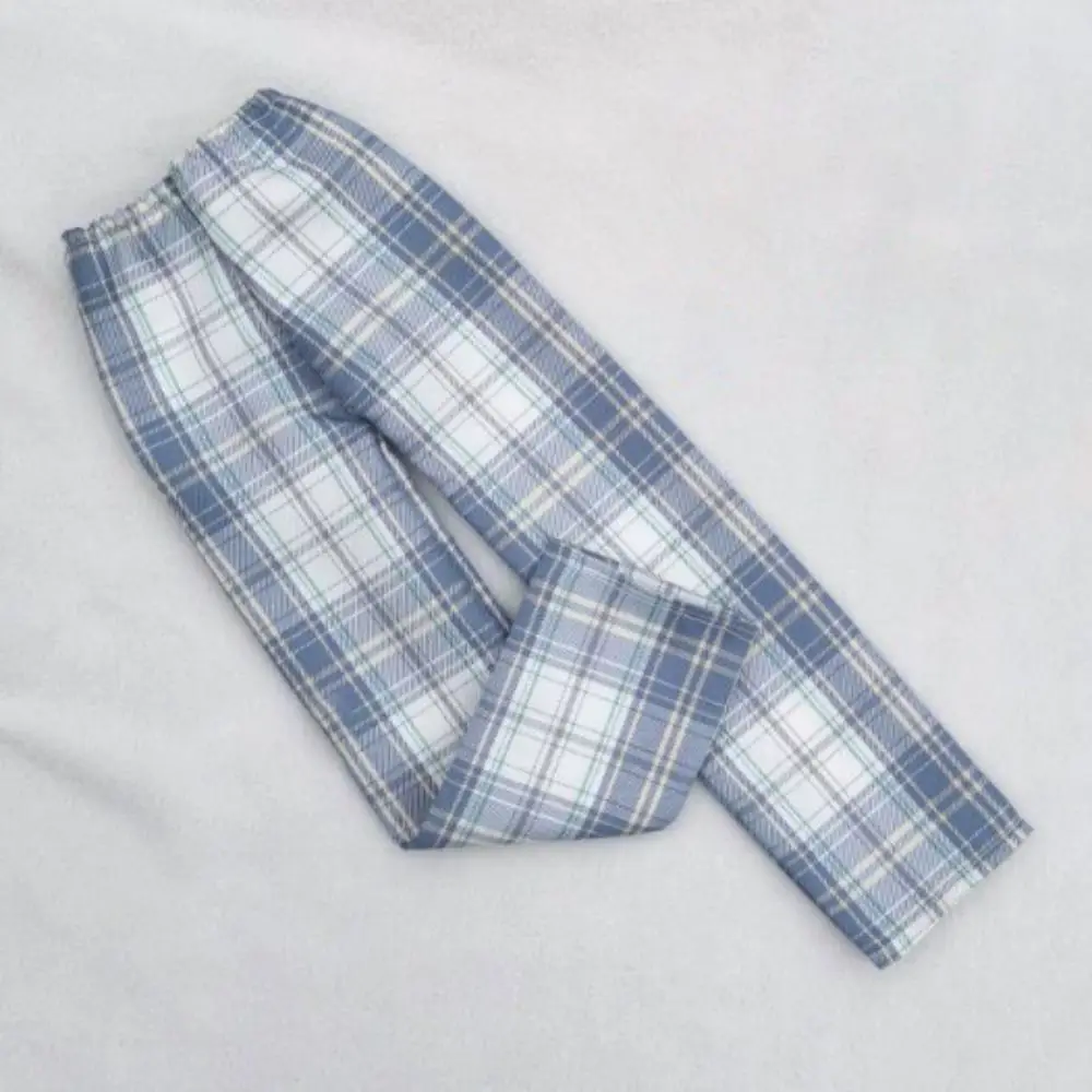 Gift Fashion Plaid Pants Cute Casual Wear Princess Trousers DIY Accessories Mini Clothes Pants for 1/6 BJD 30cm