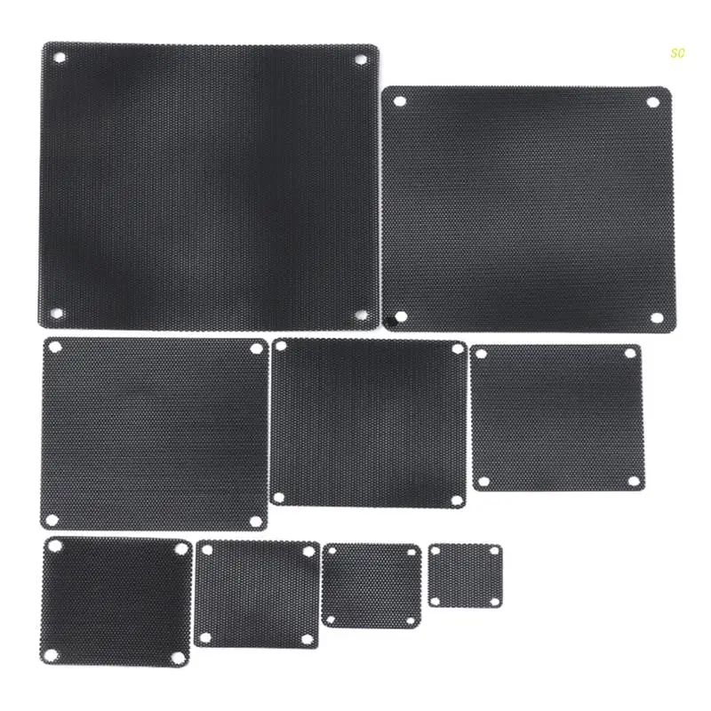 3 4 5 6 7 8 9 12 14cm Mesh Dust Filter PC Cooling Fan Antidust Net Computer for CASE Fan Dustproof Grill Guard .