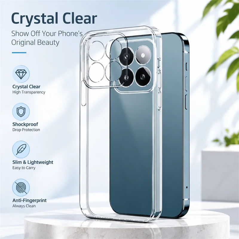 For Xiaomi 17 Pro Max Xiaomi17 17Pro 17Ultra 17T 17TPro 5G Basic Clear TPU Cases Simple Original Soft Silicone Back Cover Fundas