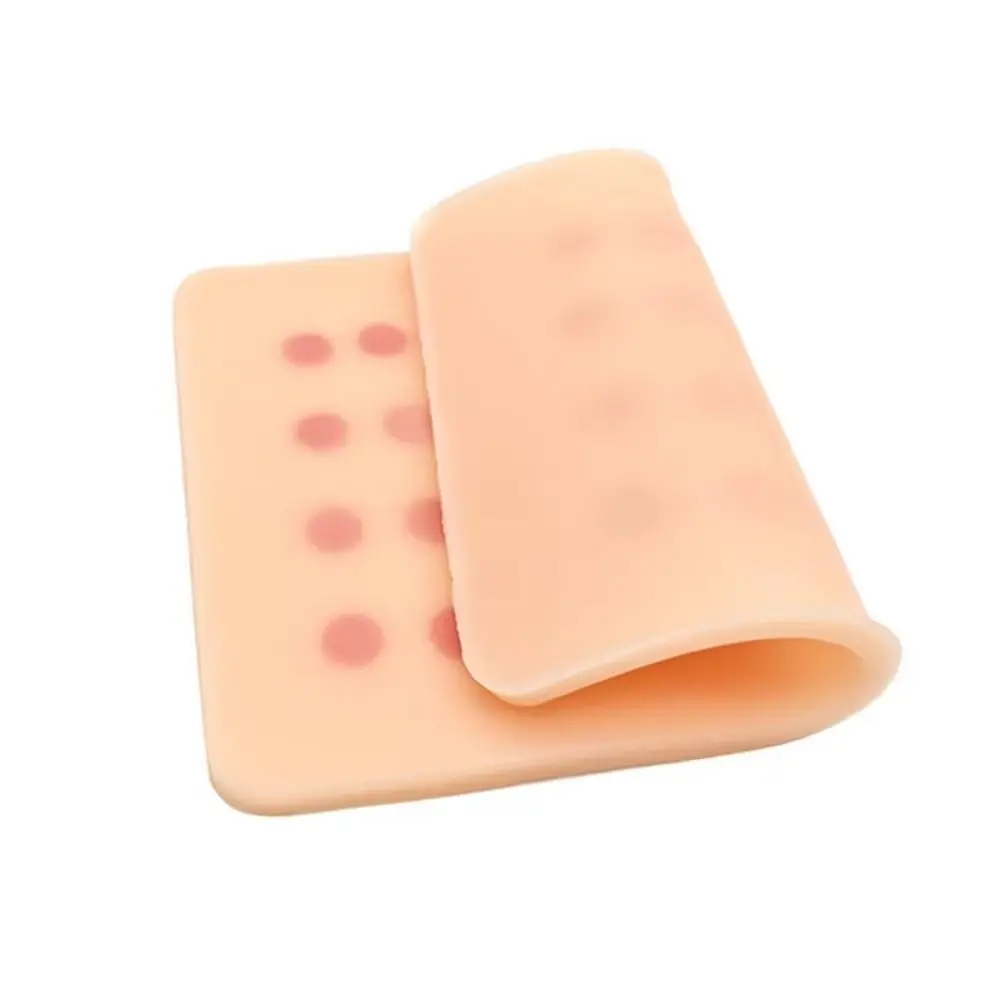 Silicone Intradermal Injection Training Pad 32 Injection Spots Reusable Subcutaneous Practice Pad Skin Test Module