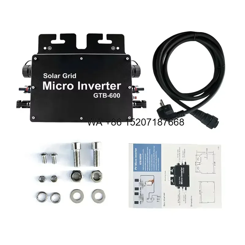 Wmwmnu for High Quality in Stock Balcony System 600w Micro Inverter with Mppt Plug Play Solar Panel Micro Inverte 600w