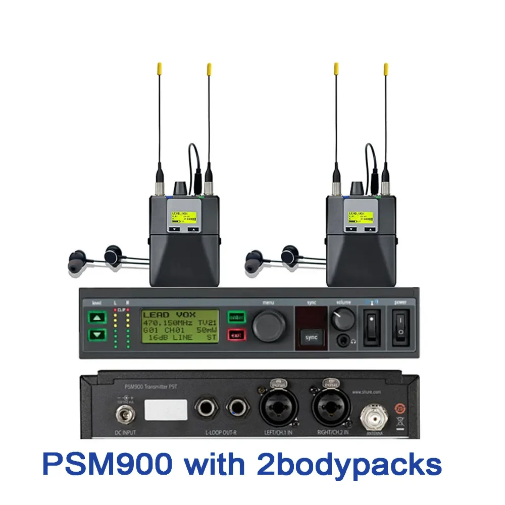 PSM900 draadloos in-ear monitoringsysteem P9T zender P10R ontvanger podiumopname studio stereo monitoringsysteem 542-578MHz