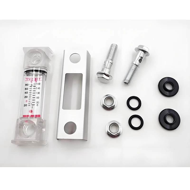 YWZ-76 80 100 125 150-500 Oil Level Meter Oil Liquid Level Gauge Transparent Intuitive Display Good Sealing Accurate Measurement