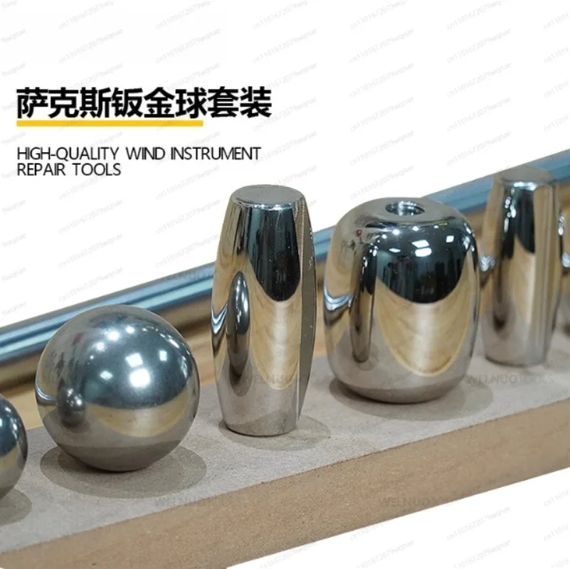 Saxophone Repair Tools Professional Saxophone Brass Music Sheet Metal Ball 8 Balls 1 Pole