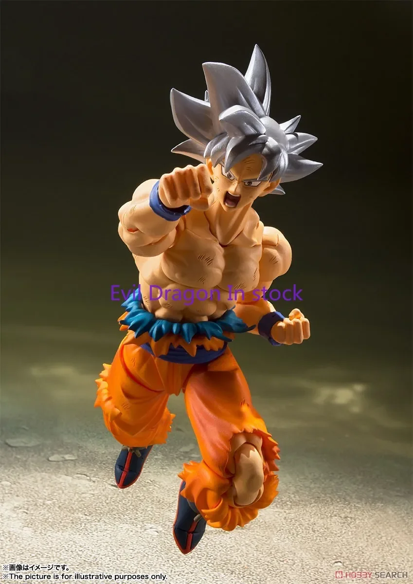 ในสต็อก Bandai S.H.Figuarts Dragon Ball Shf Son Goku Ultra Instinct Action Figure ของเล่นของขวัญ