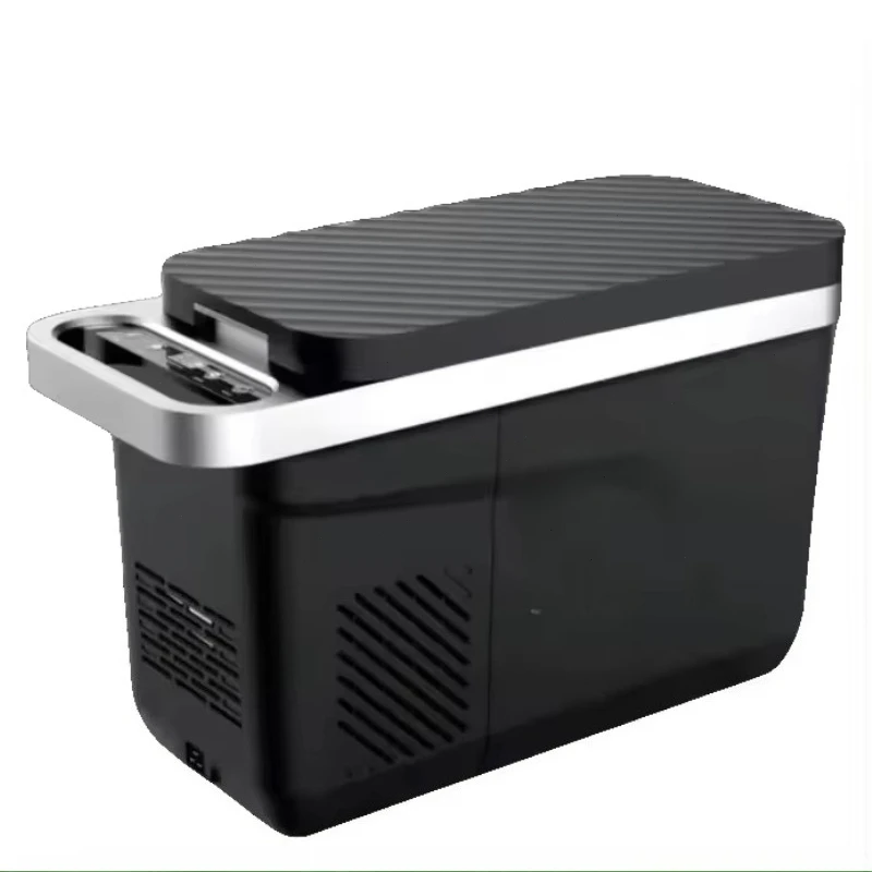 Nevera Portátil de Acero Inoxidable de 16L con Control de Temperatura para Coche, Camping y Hogar, Congelador y Refrigerador con Compresor para Vehículo