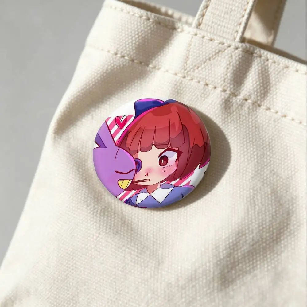 Anime Role J-Jax Gangle Ragatha Cartoon Badges Creative Tinplate Button PinsBrooch Badge Clothes