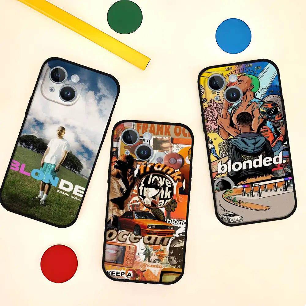 حافظة هاتف F-Frank Singer Ocean Blonde حافظة هاتف ناعمة من مادة البولي يوريثان الحراري صديقة للبشرة لهاتف آيفون 17/16/15/14/13/12/11 PRO، MAX، PLUS، Mini #4