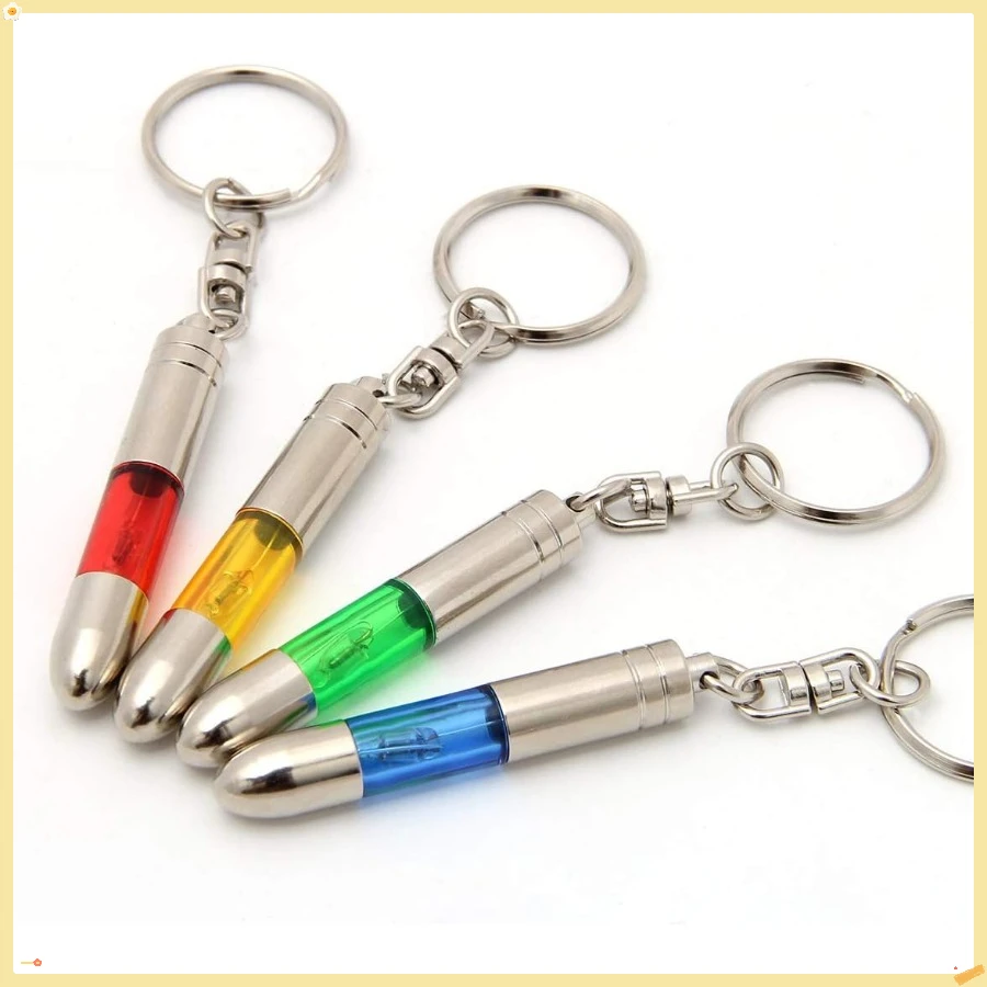 

4 упаковки автомобильного статического разряда для человеческого тела, наборы инструментов с антистатическим брелоком высокого напряжения серебристого тона